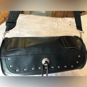 BLACK MOTORCYCLE BAG